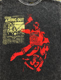 N3VRMND “Airing Out” Distressed Vintage Black Washed Tee