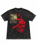 N3VRMND “Airing Out” Distressed Vintage Black Washed Tee