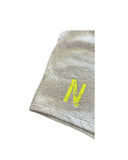 N3VRMND “Volt 95” Light Heather Grey Jogger Shorts