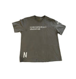 N3VRMND “Mood” Distressed Tee (Steel Grey)