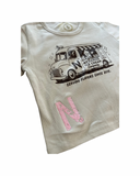 N3VRMND “Vanilla Cream” Women’s Cropped Top Tee