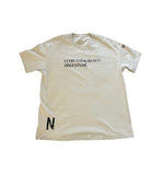 N3VRMND “Mood” Distressed Tee (Bone)